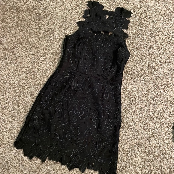 Saylor for Free People Jessa black lace dress in size medium - Picture 2 of 5